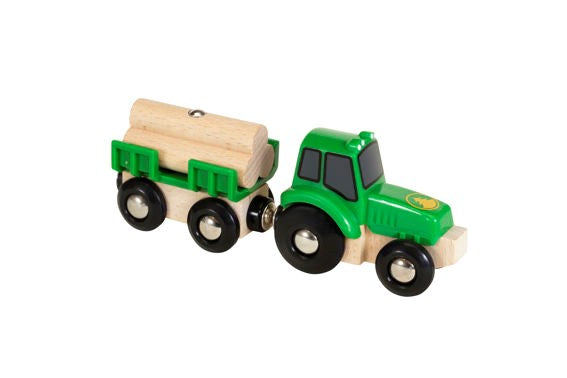 BRIO Vehicle - Farm Tractor with Load 3 pieces 33799 (8075013554402)