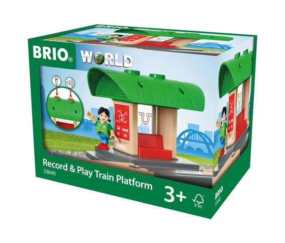 BRIO Destination - Record & Play Train Platform 33840 (8075013030114)