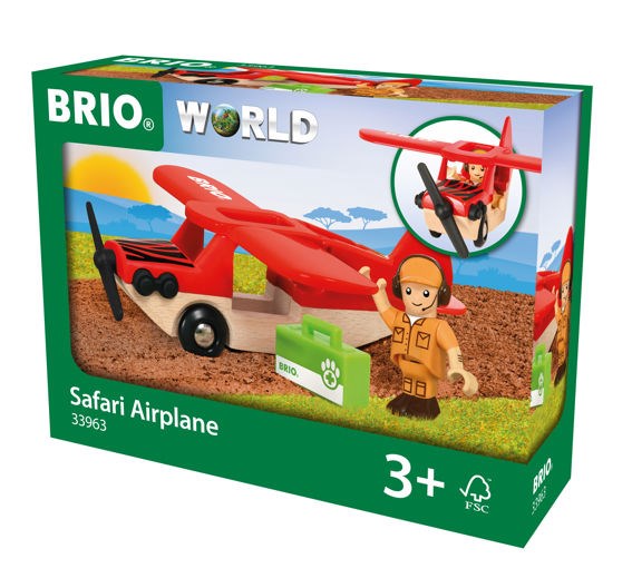 BRIO Vehicle - Safari Airplane 3 pieces 33963 (6823087931574)