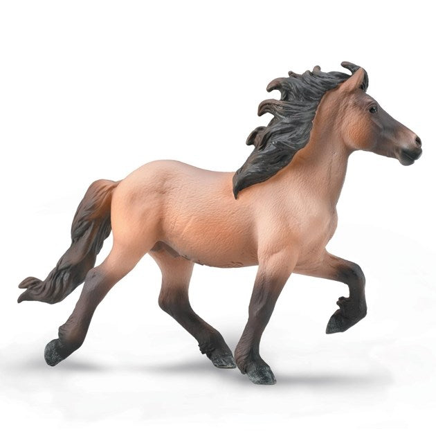 CollectA Icelandic Stallion Light Brown Figurine XL (7773056434402)