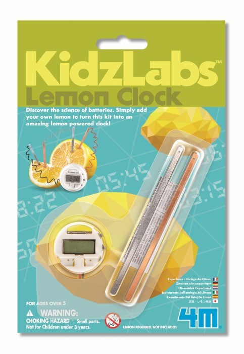 4M Science Lemon Clock (8239118287074)