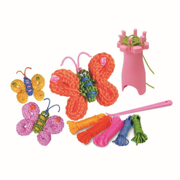 4M Craft French Knit Butterfly Kit (7469657751778)