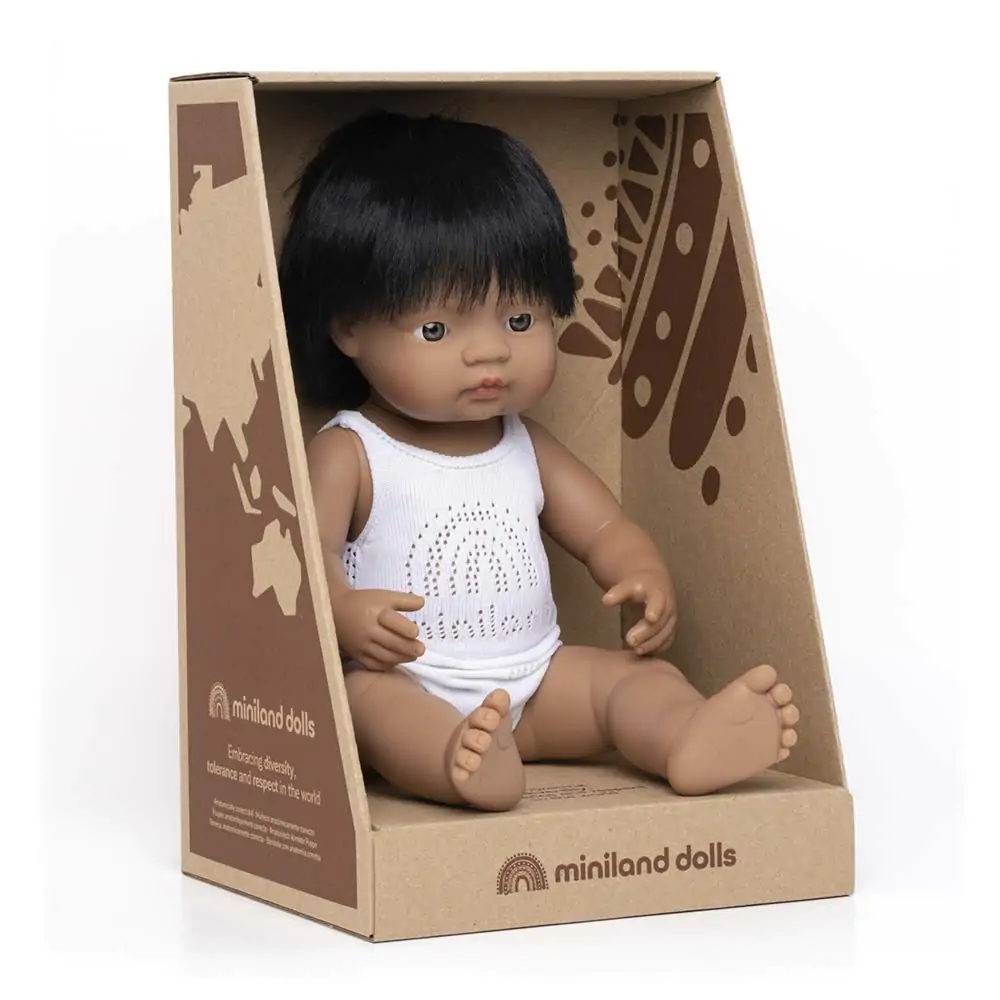 Miniland - Baby Doll - Hispanic Boy 38cm (8088880644322)
