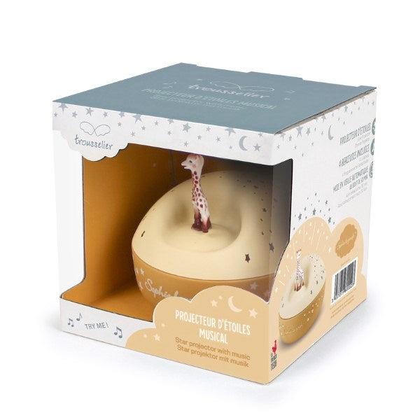 Trousselier Night Light Star Projector with Music- Sophie the Giraffe (7854791753954)