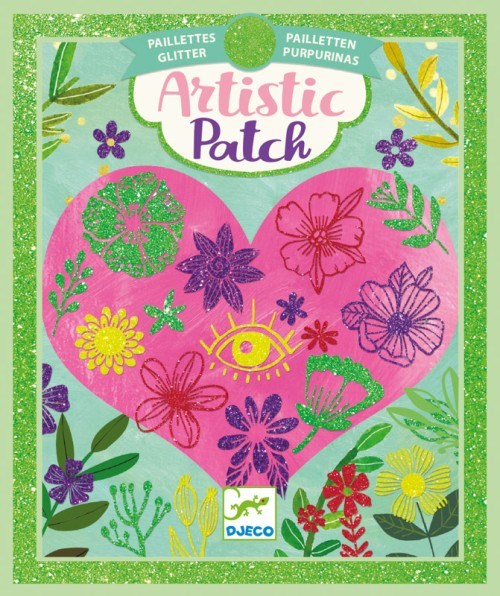 Djeco Artistic Patch Glitter - Petals (7762940297442)