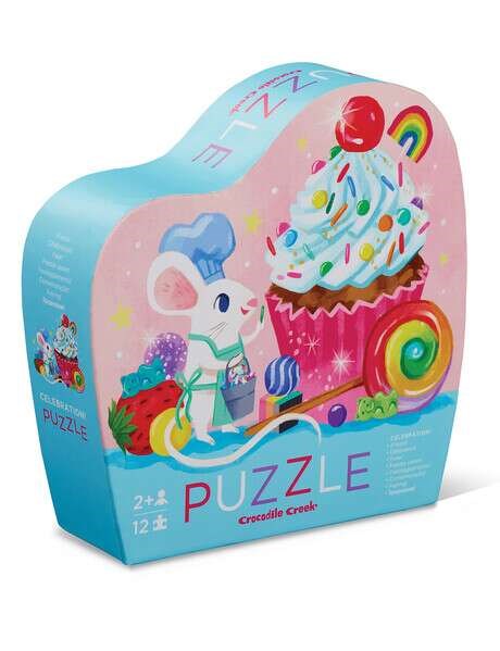 Crocodile Creek 12pc Mini Puzzle Celebration (8264131707106)