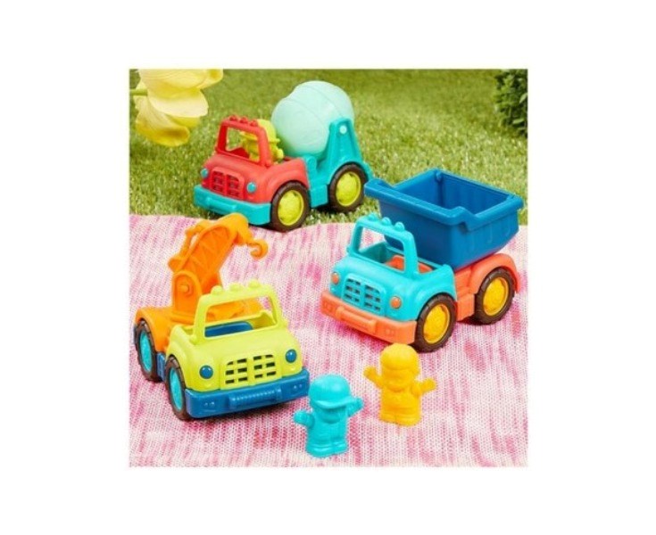 B. Toys Happy Cruisers 3 Little Truck Set (8264130855138)