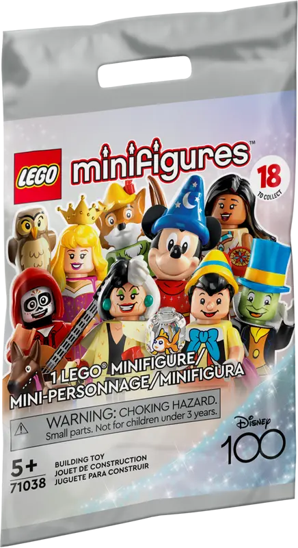 LEGO Minifigures Disney 100 71038 Blind Bag - 1 piece (8102005539042)