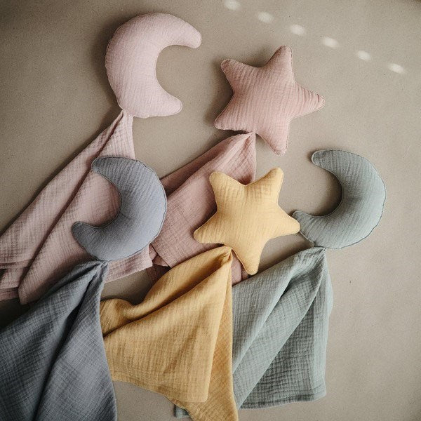 Mushie Star Lovey Blanket- Natural (7448384241890)