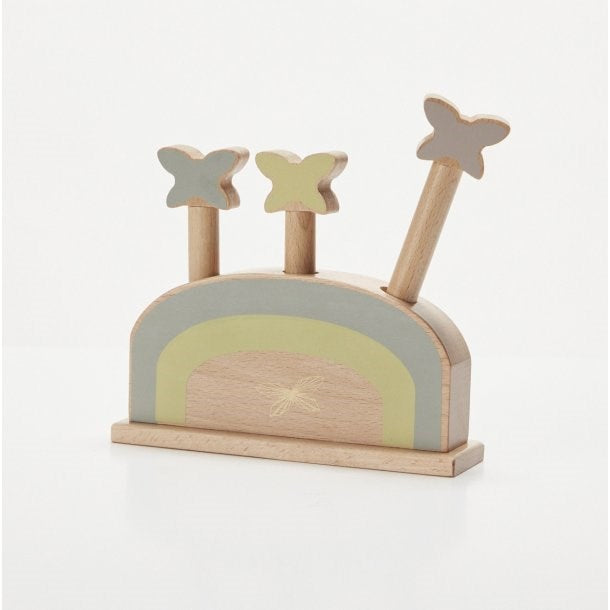 xAstrup Wooden Pop Toy/ Rainbow (6823360495798)