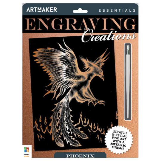 Hinkler Art Maker Essentials Engraving Art Mythical Creatures 2 (8264136130786)