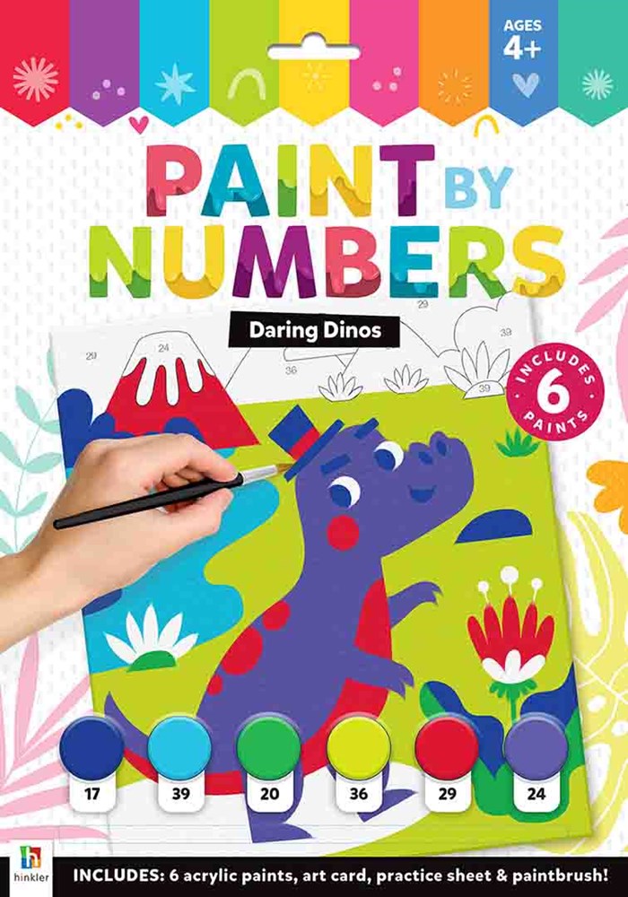 Hinkler Paint by Numbers Daring Dino (8264132034786)