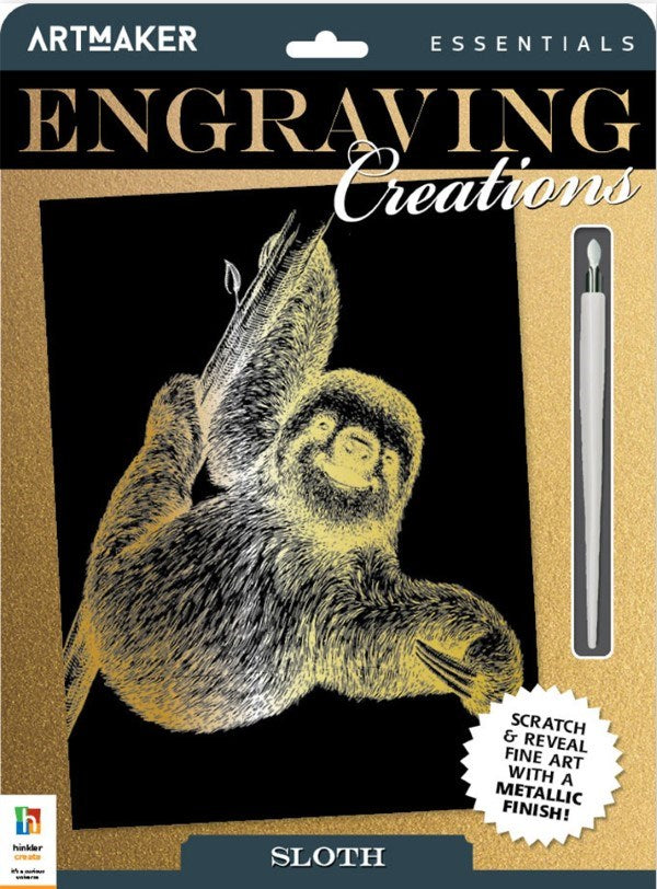 Hinkler Art Maker Essentials Engraving Art Wild Animals 1 (8264135966946)