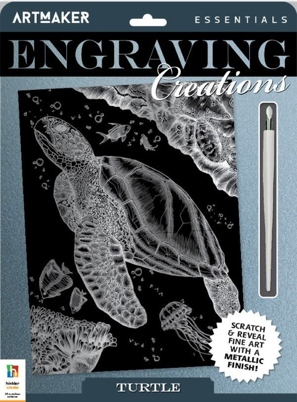 Hinkler Art Maker Essentials Engraving Art Sea Life (8264137113826)