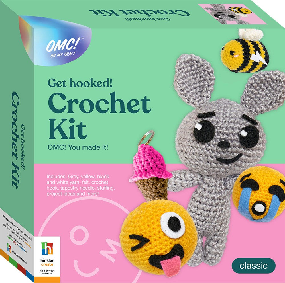 Hinkler OMC! Off the Hook Crochet Kit (8264133279970)