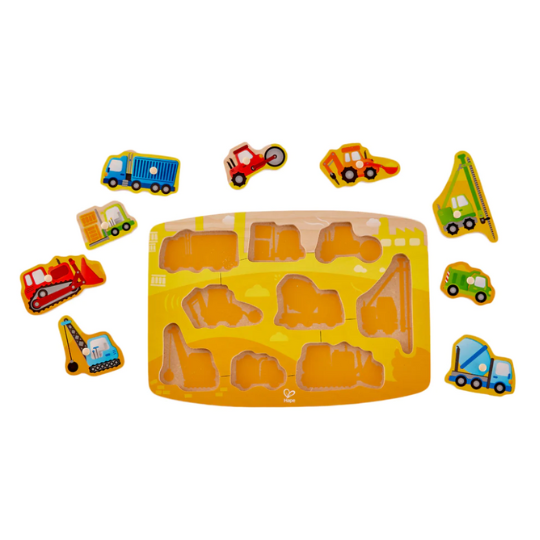 Hape Construction Peg Puzzle (8264121516258)