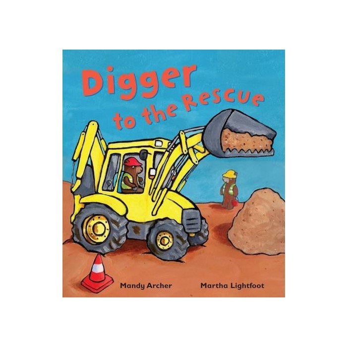 Busy Wheels Digger to the Rescue Book (8062317265122)