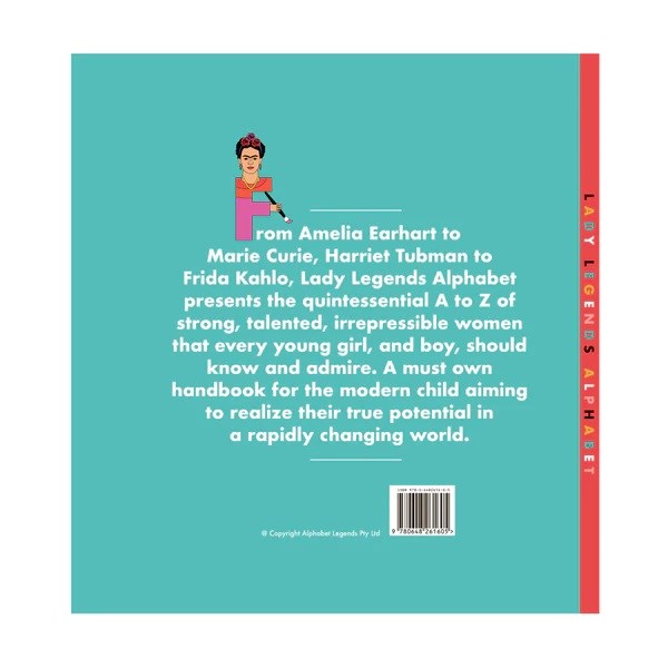 Lady Legends Alphabet Book (8250140262626)