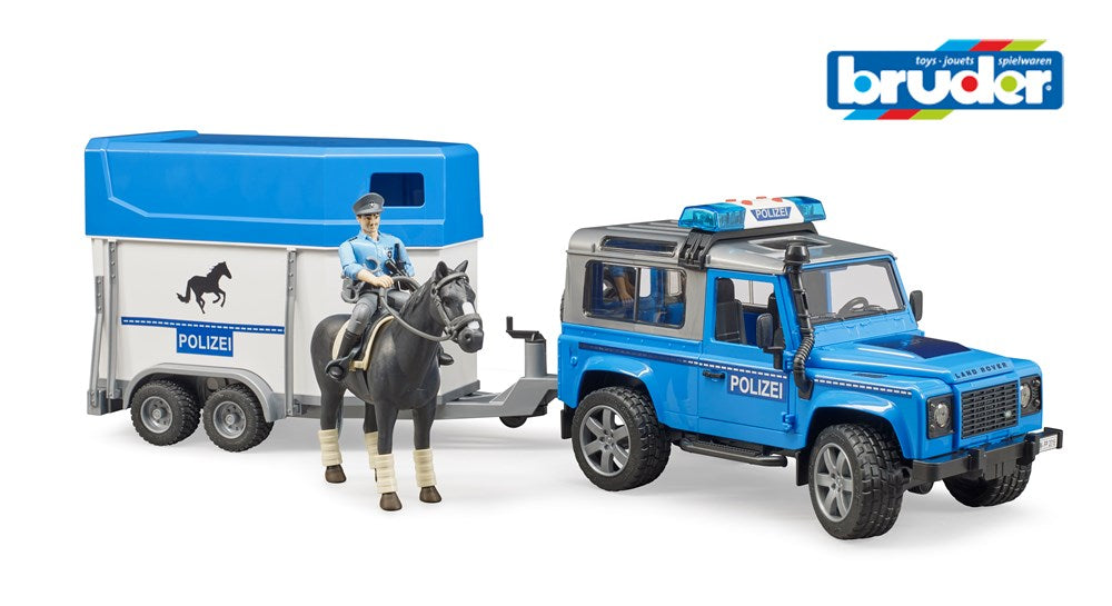 Bruder Land Rover Police & Horse Float 2588 (7762929254626)