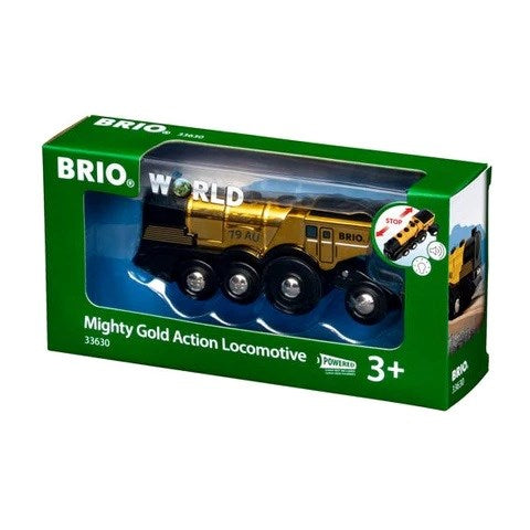 BRIO - Mighty Gold Action Locomotive (8075024269538)