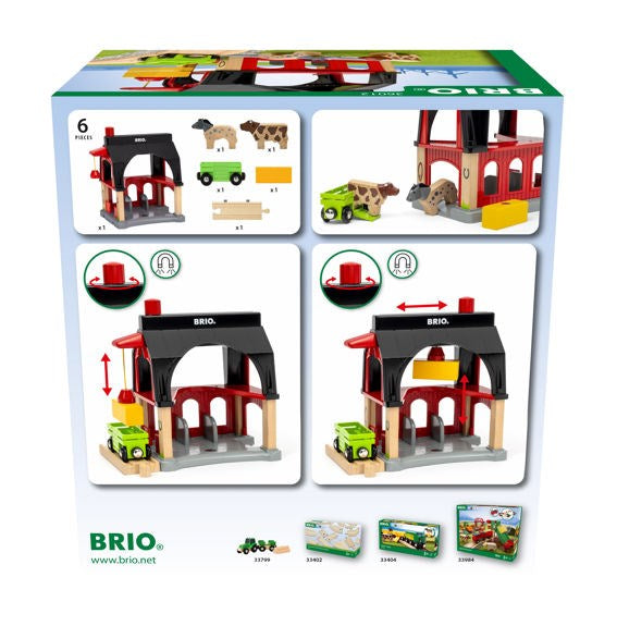 BRIO - Animal Barn 6 pieces (8075024498914)