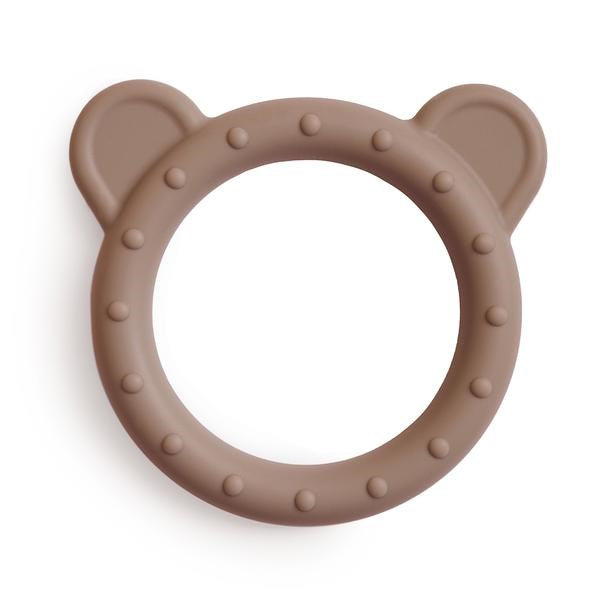 Mushie Bear Teether- Natural (6823410368694)