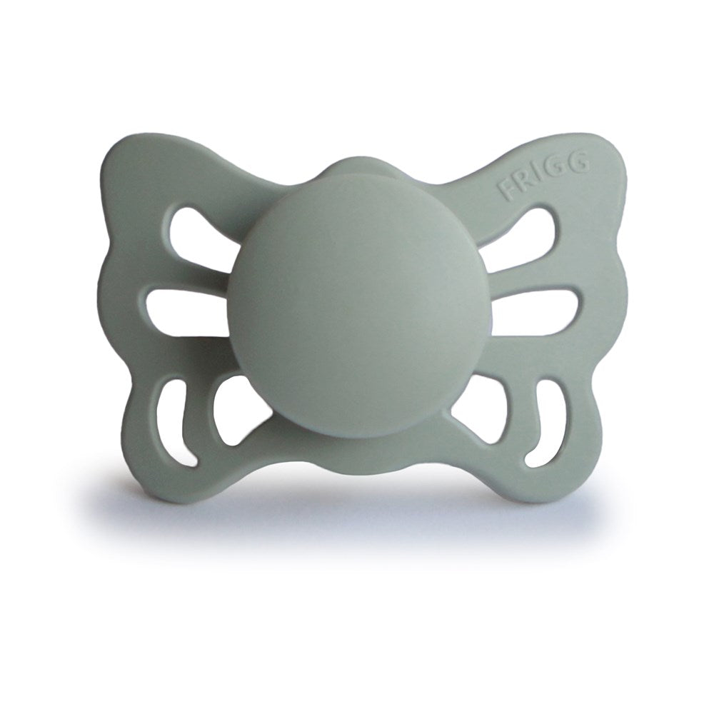 FRIGG Anatomical Butterfly Silicone Pacifier (Sage) Size 1 (8030182146274)