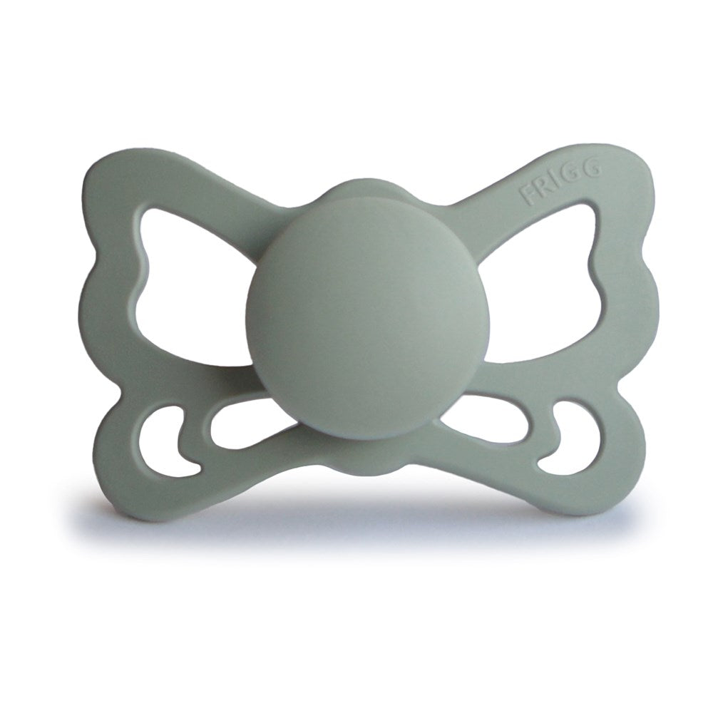 FRIGG Anatomical Butterfly Silicone Pacifier (Sage) Size 2 (8030182277346)