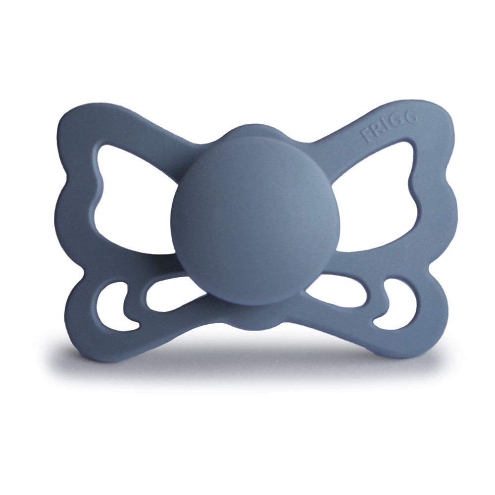 FRIGG Anatomical Butterfly Silicone Pacifier (Slate) Size 2 (8030182965474)