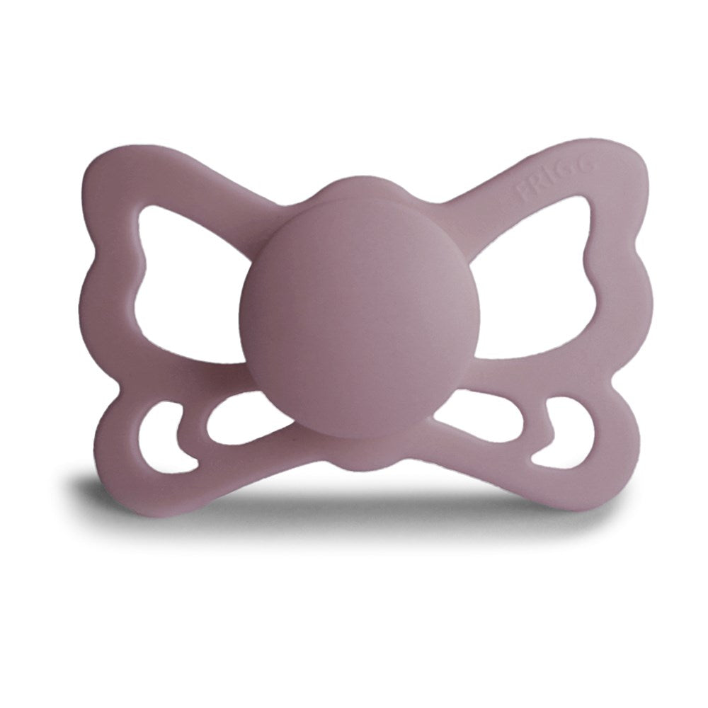 FRIGG Anatomical Butterfly Silicone Pacifier (Twilight Mauve) Size 2 (8030183194850)