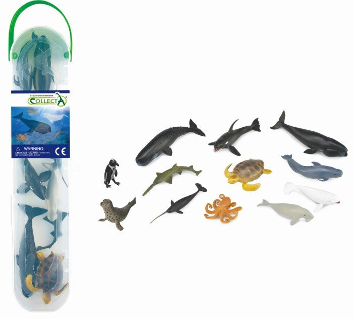 CollectA Box of Mini Sea Animals 2 (12 units) (8262277890274)