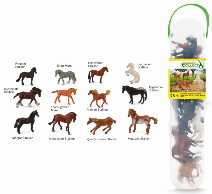 CollectA Box of Mini Horses (12 units) (8262277726434)