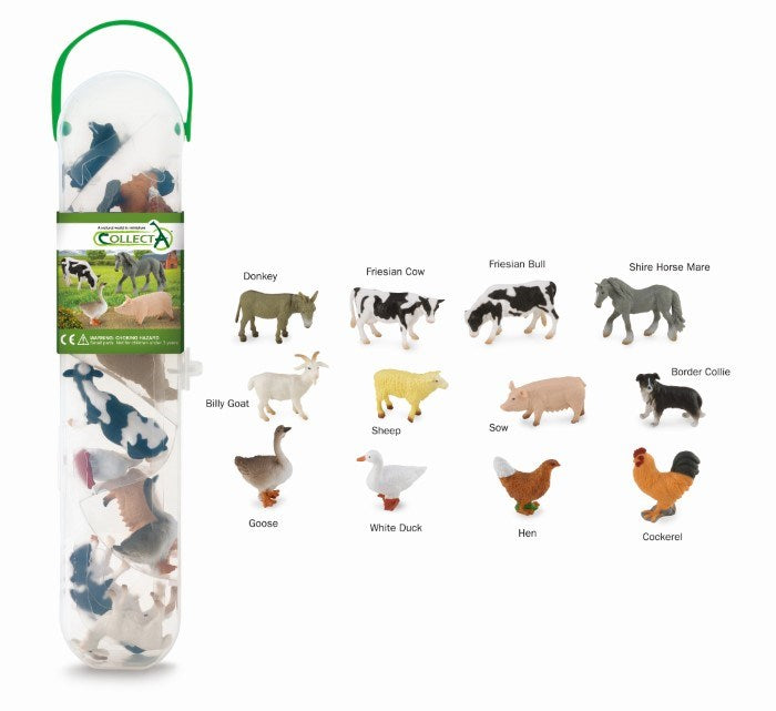 CollectA Box of Mini Farm Animals (12 units) (8262277562594)
