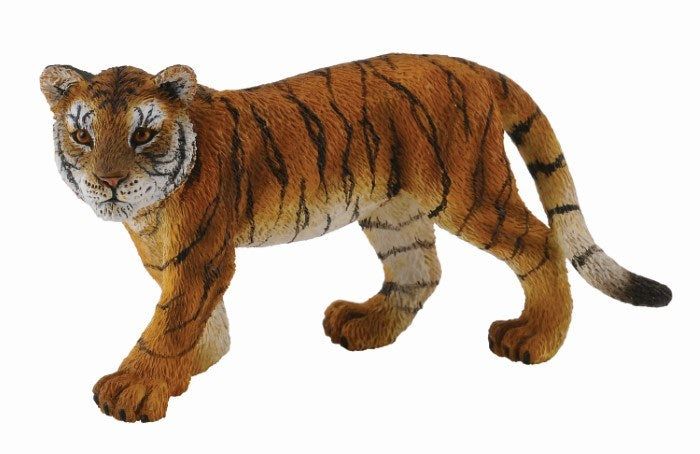 CollectA Tiger Cub Walking Figurine M (8262280773858)