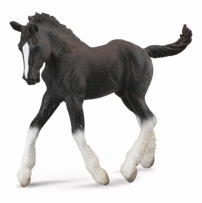 CollectA Shire Horse Foal Black Figurine M (8262278971618)
