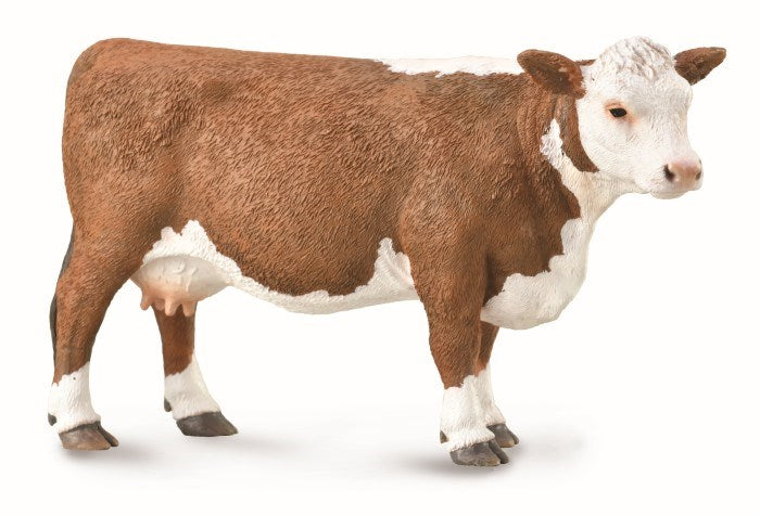 CollectA Hereford Cow Figurine L (8262283165922)