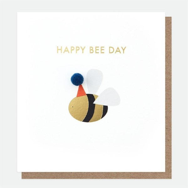 Happy Bee Day Birthday Card (8112054173922)
