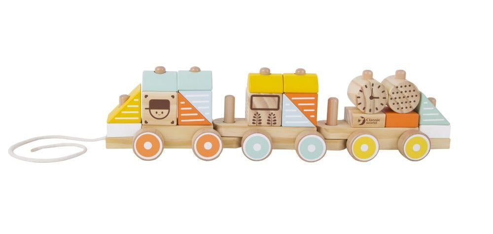 Classic World Pull Train Pastel (8237401309410)