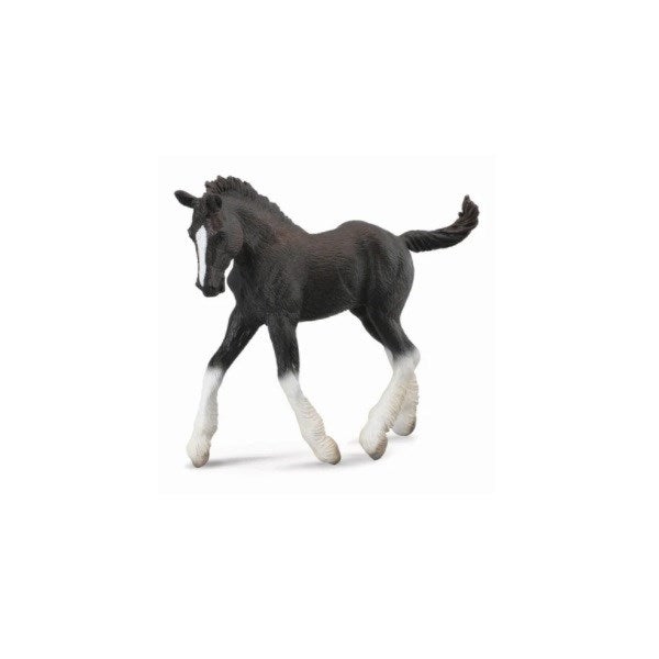 CollectA Shire Horse Foal Black Figurine M (8262278971618)