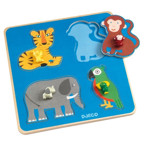 Djeco Family Jungle Wooden Puzzle (8239124840674)