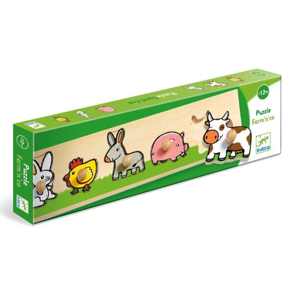 Djeco Farm'n'co Wooden Puzzle (8088650219746)