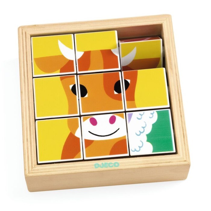 Djeco Animoroll Wooden Puzzle Game (8239138767074)