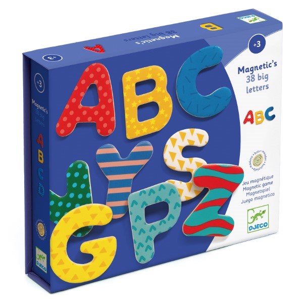 Djeco 38 big letters- Magnetic (8088651432162)
