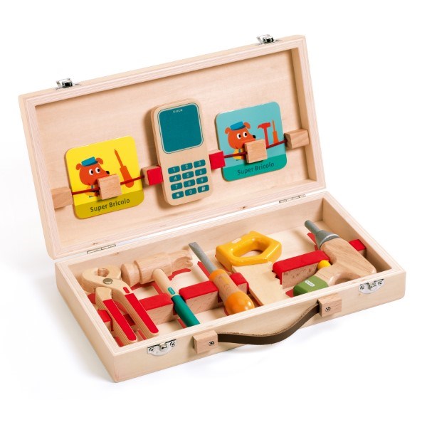 Djeco Role Play - Wooden Tool Box (8239125004514)
