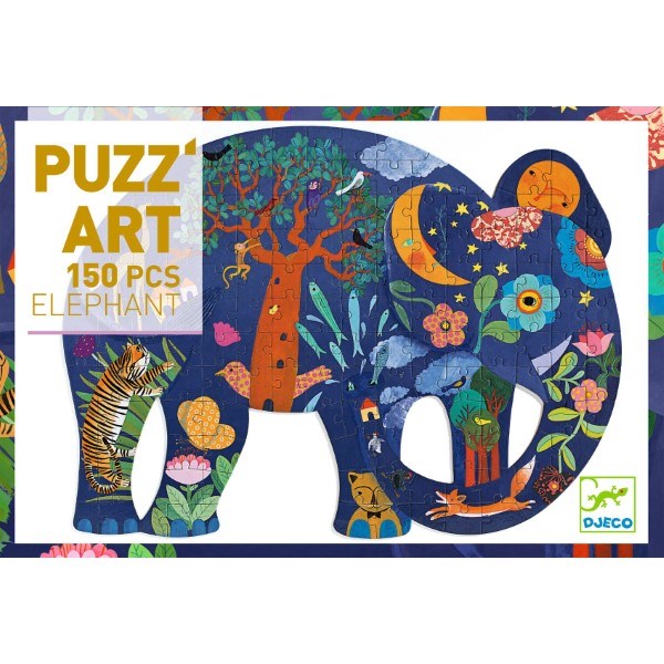 Djeco Puzz' Art - Elephant 150pc (8088650940642)