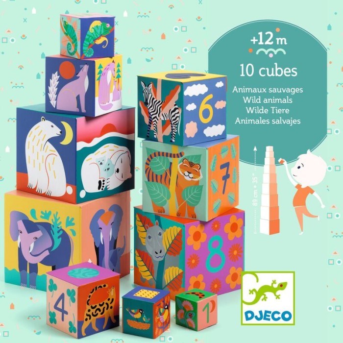 Djeco Wild Animals Nesting Blocks (8239139684578)