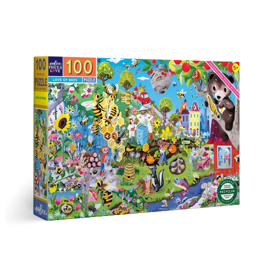 EeBoo 100pc Puzzle Love of Bees (8264133705954)