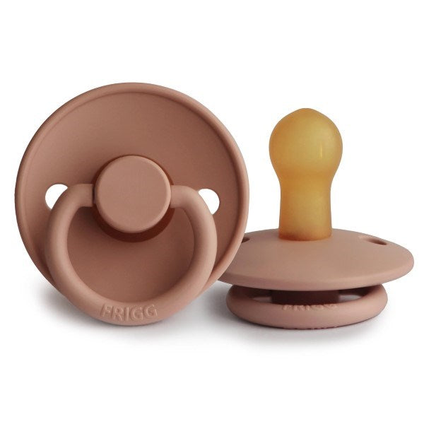 Frigg Pacifier Classic Rose Gold - Latex Size 1 (7687399866594)