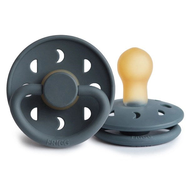Frigg Moon Phase Natural Latex Pacifier (Slate) - Size 1 (8015160836322)