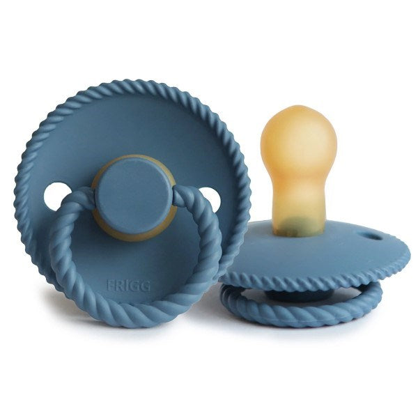 Frigg Rope Natural Latex Pacifier (Ocean View) - Size 1 (8015160705250)